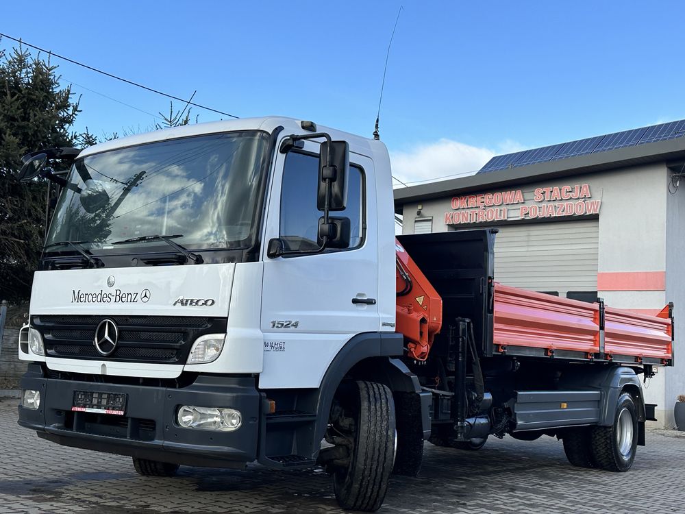 Mercedes Atego 1524 HDS Atlas ! Wywrotka 3stronna ! Nowa zabudowa !