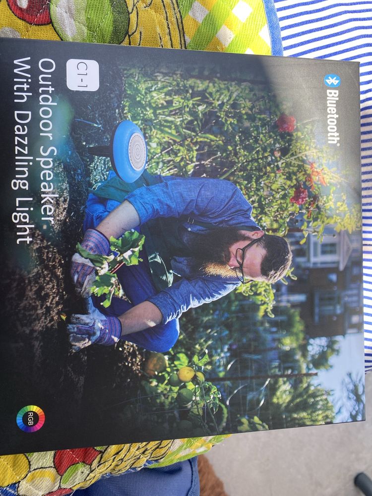 Coluna jardim Bluetooth