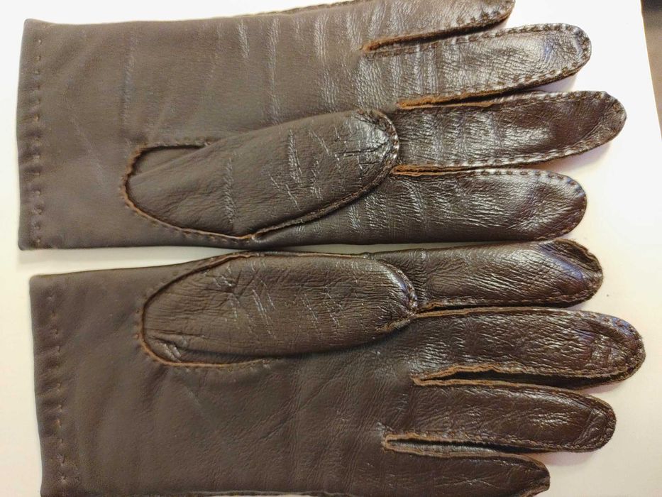 Rękawiczki skórzane męskie lub unisex rozm. 21
