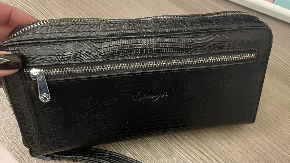 Барсетка сумка клач шкіряна Karya