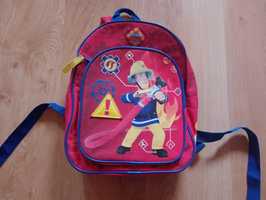 Strażak Sam plecak przedszkolny mały jak nowy