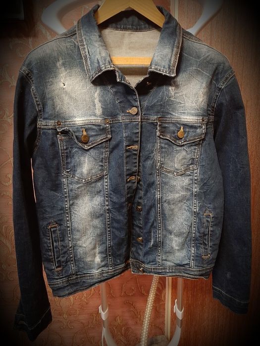 Джинсовка.Женская джинсовая куртка.Джинсовий пиджак.Турция.