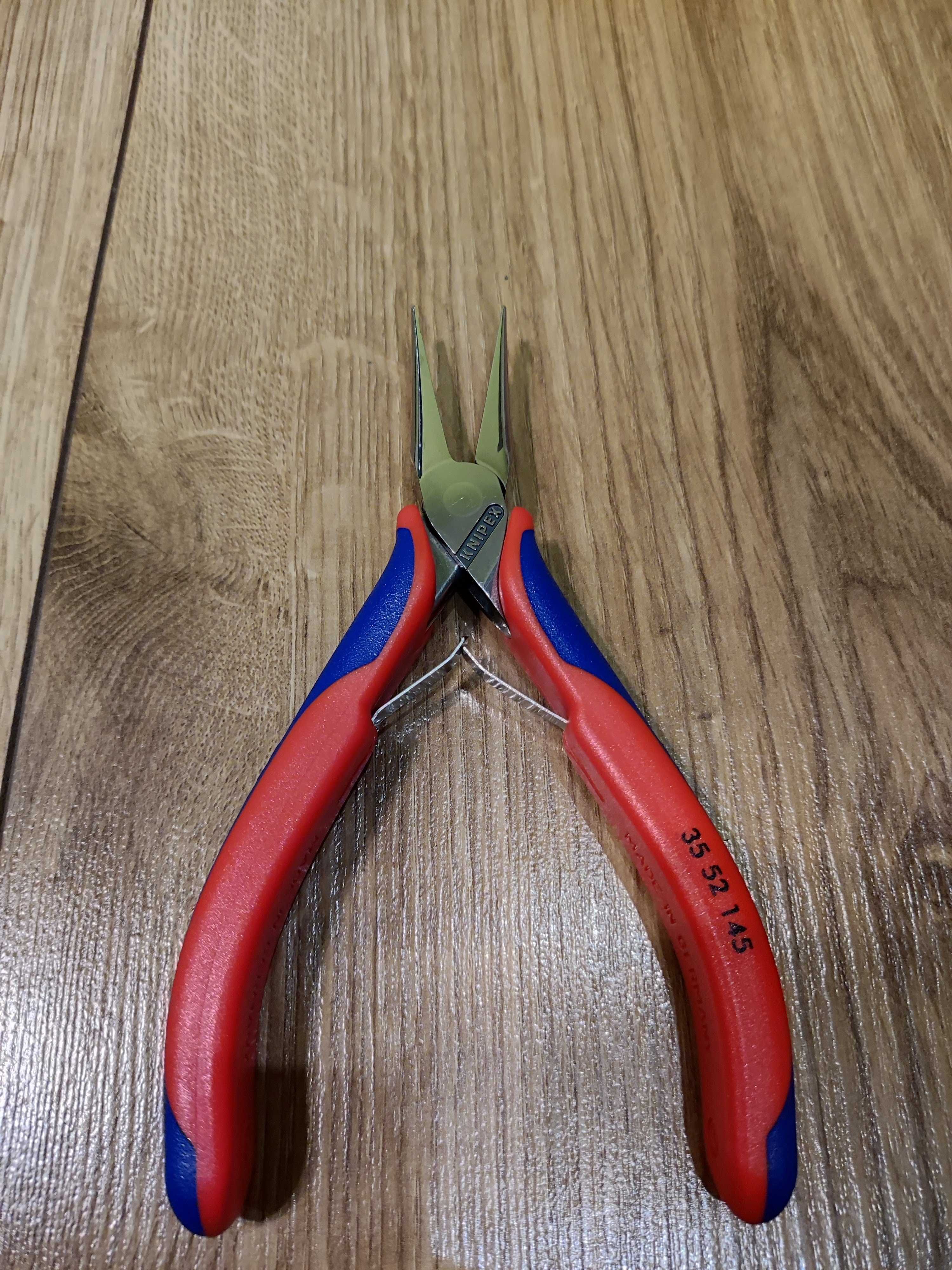Szczypce chwytające Knipex, elektronika