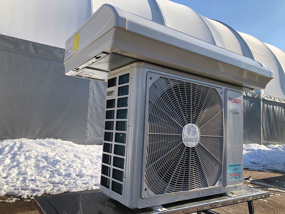 Інверторний підлогово-стельовий кондиціонер на 60 м² / Встановлення !