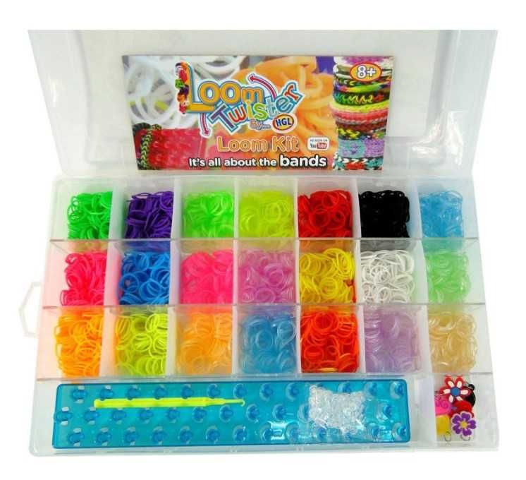 Набор для плетения цветными резинками Loom Bands HGL 2000 (SV11617)