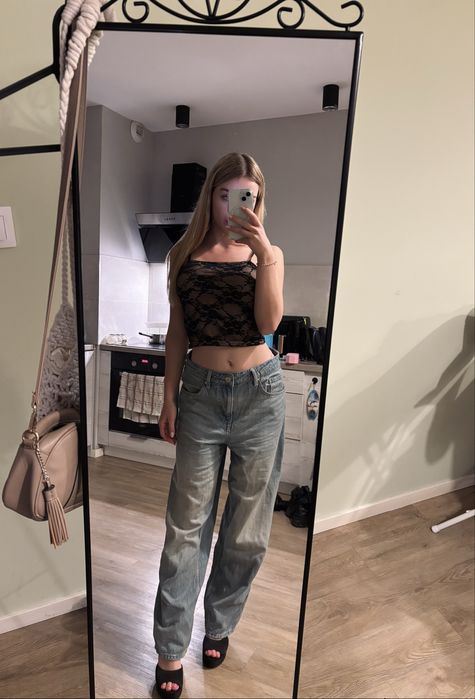 Jesnsy szerokie baggy y2k