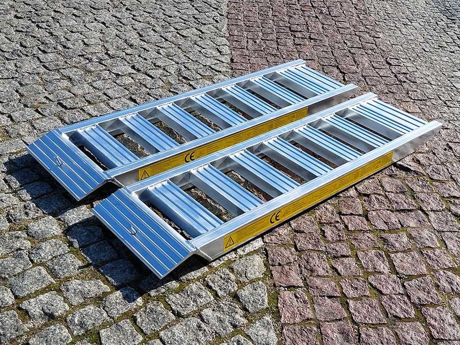 Nowe lekkie najazdy aluminiowe nowa rampa najazdowa 2t 2000 kg 1,5m