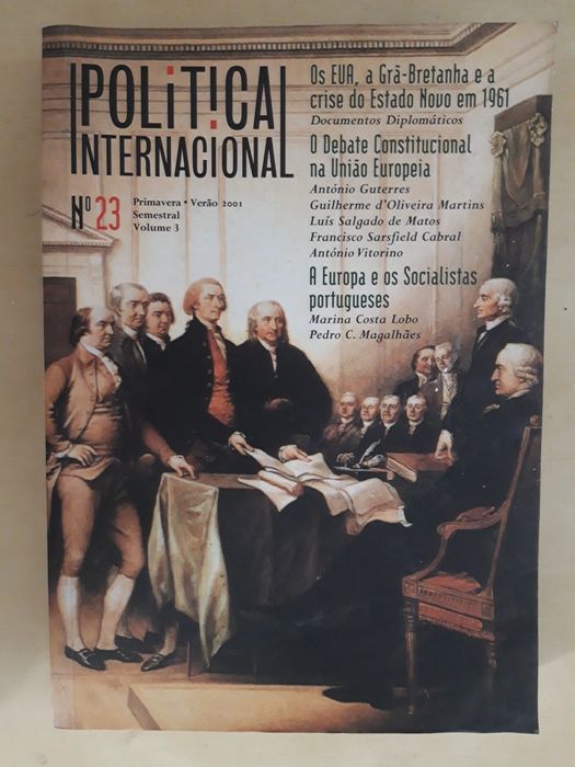 3 edições colecção POLÍTICA INTERNACIONAL.