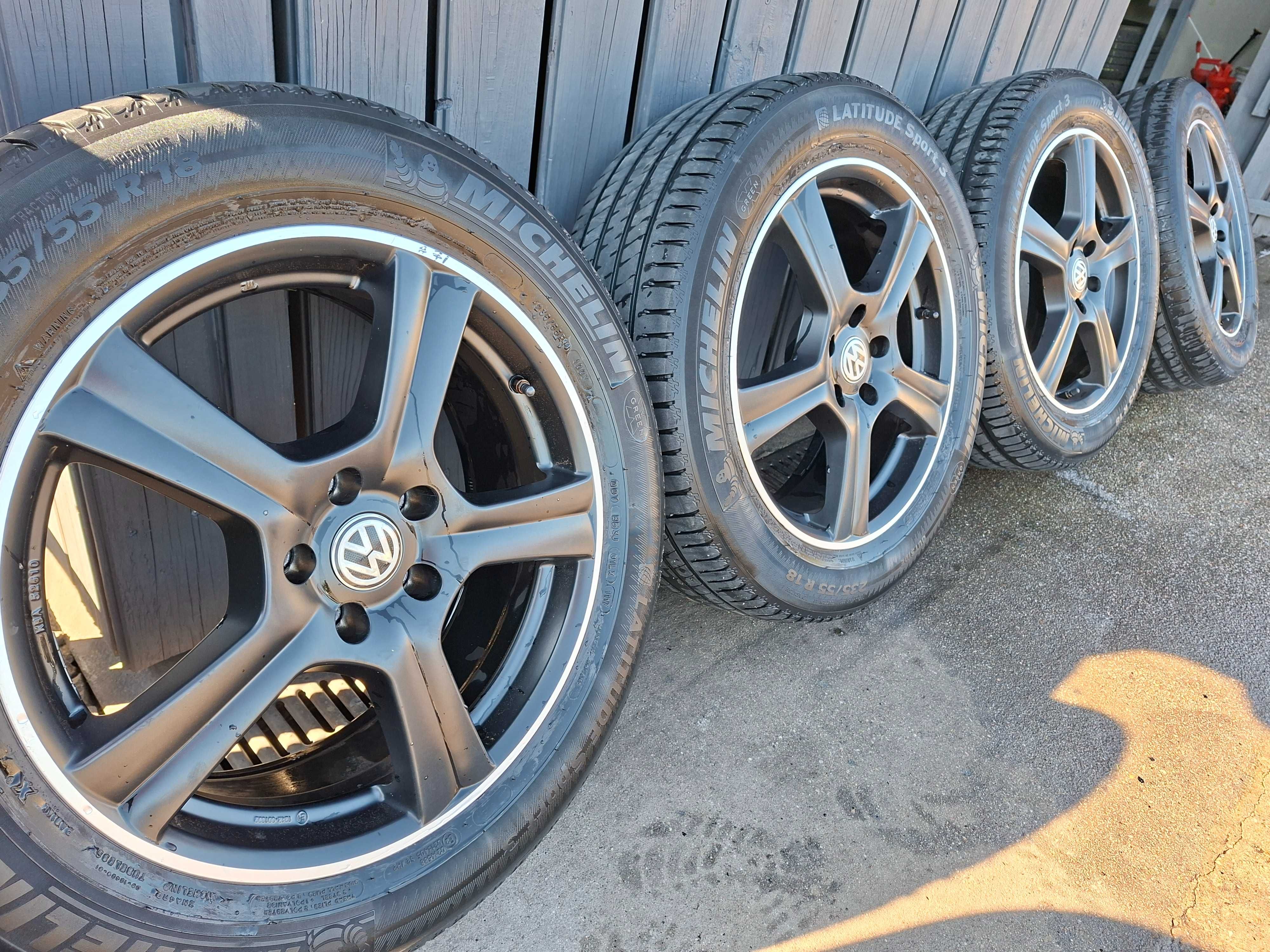 [K26] KOŁA LETNIE,ALUFELGI 18'' 5x112 VW Tiguan,AUDI Q3+235/55R18.