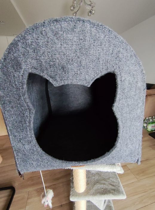 Filcowy domek dla kota amiplay +poduszka