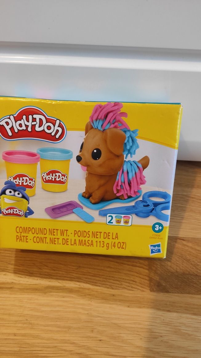 Ciastolina Play-doh Mini Psi Fryzjer Hasbro  piesek 2Kc11M