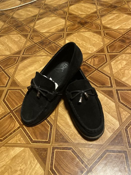Замшеві підліткові туфлі