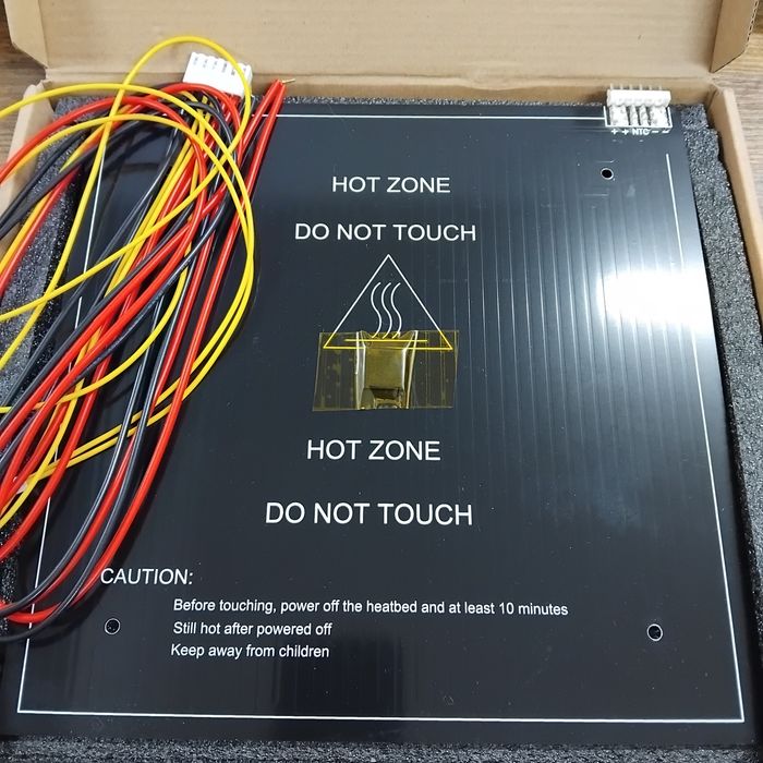 Нагрівальний стіл алюмінієвий MK3 24В 310х310мм