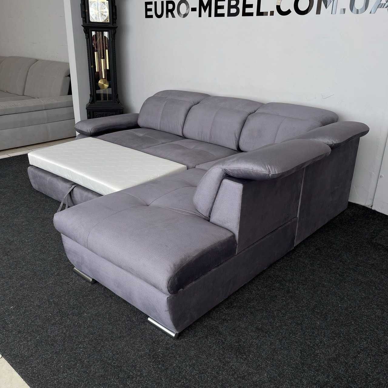 Кутовий розкладний диван в тканині Німеччина