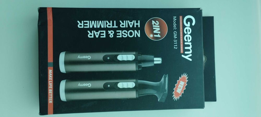 Триммер geemy gm3112 для стрижки волос бороды носа и ушей