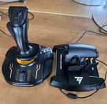 joystick z przepustnicą THRUSTMASTER do symulatora latania