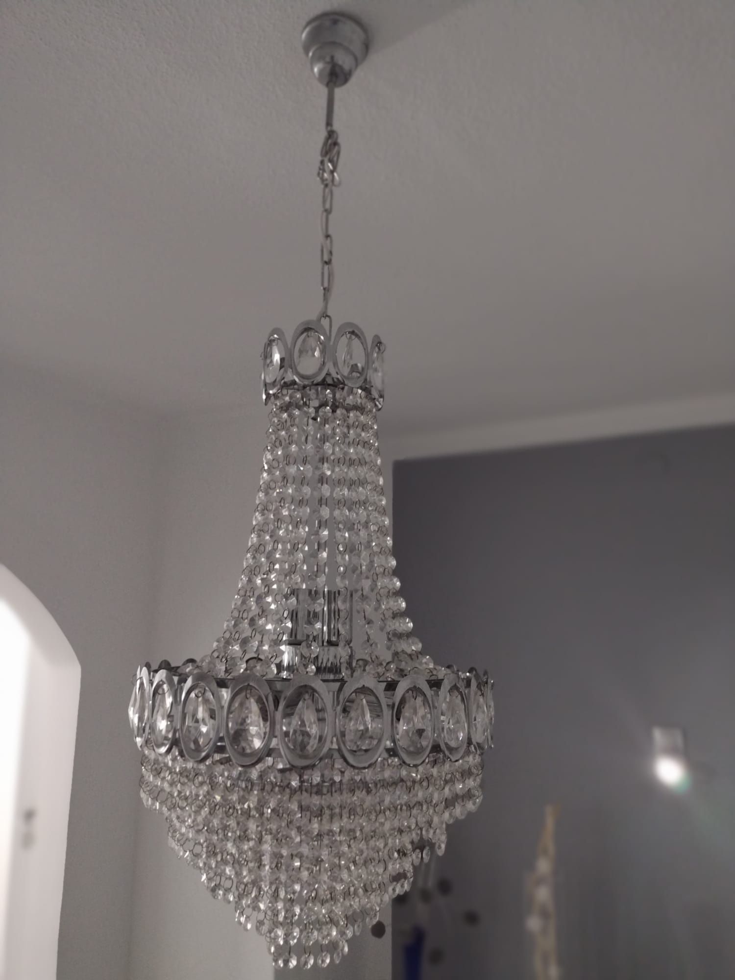 Lampy lampa żyrandol kryształ