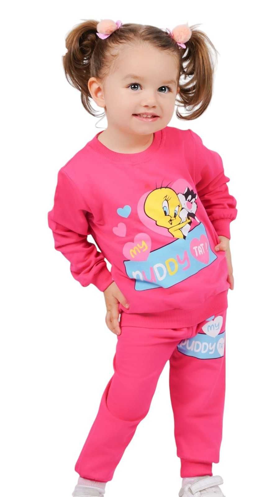 Dres Tweety fuksja bawełna