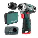 Aku. wkrętarka METABO PowerMaxx BS Basic 12V 2x2Ah!! 34Nm + torba