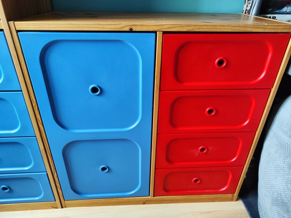 Zestaw regały, szafka ikea