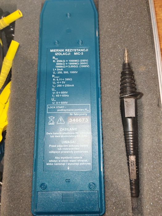 Sonel MIE-500 i MIC-3 zestaw.