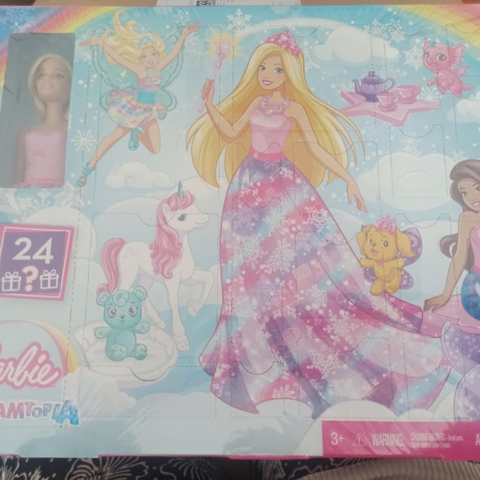 Barbie kalendarz adwentowy dremtopia syrenka nowy w folii