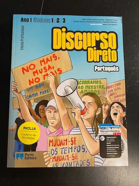 Conj. Pedagógico- Português -Profissional-"Discurso Direto (M: 1/2/3)"