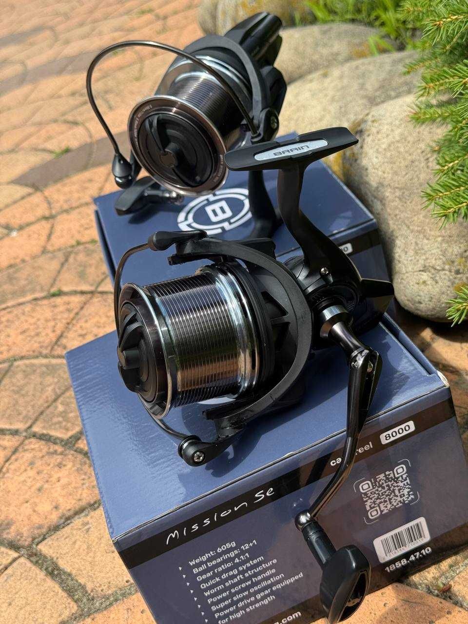 Карповая Катушка Brain Mission SE Reel 8000-9000 12+1 BB 4.1:1