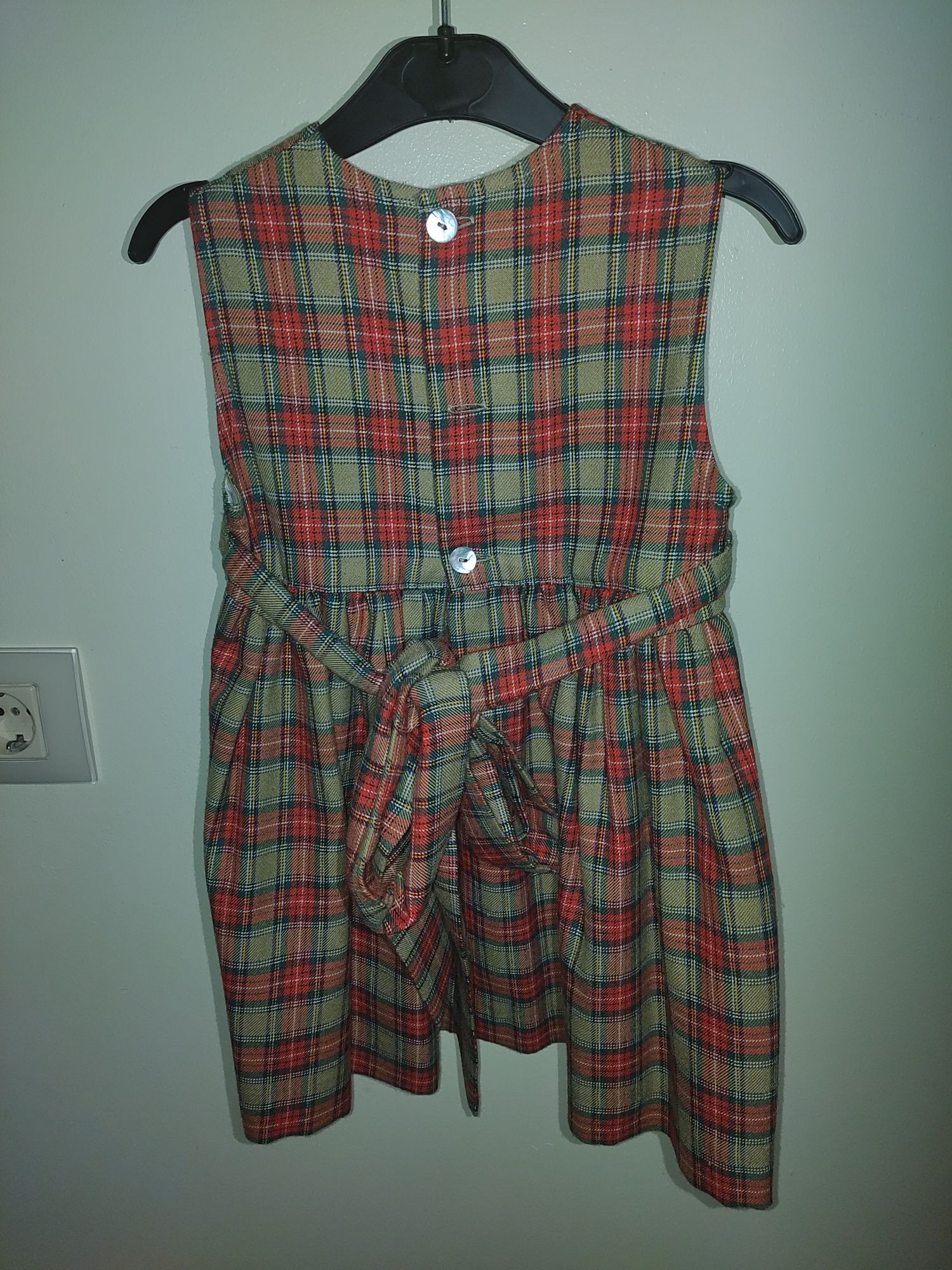 Vestido menina Natal tamanho 3 anos