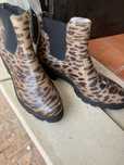 Botas tigresas para a chuva