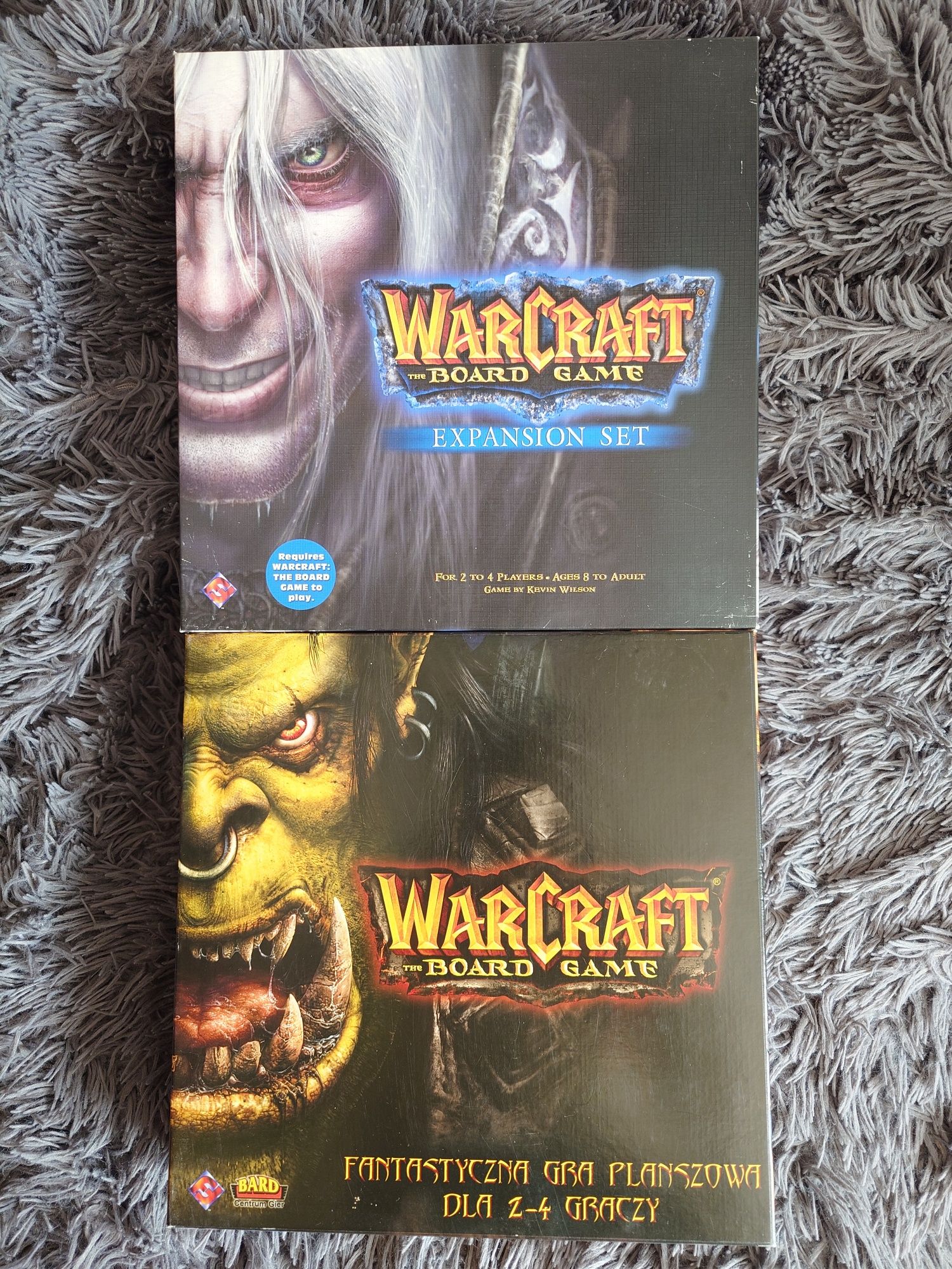 Gra planszowa Warcraft wraz z dodatkiem The Frozen Throne