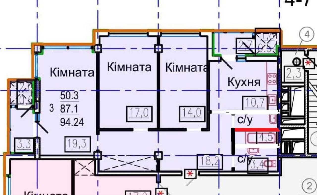 ЖК Авиационная, ШАТИЛОВКА Продам 3 комн. квартиру 96м2 БИЗНЕС-КЛАСС AB