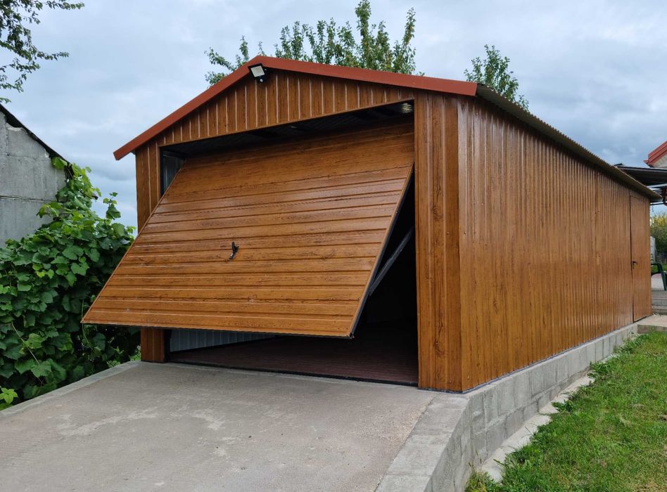 Garaż Drewnopodobny 4x5 Jakość Cena Profil ocynk