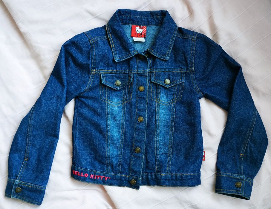 Dżinsowa ramoneska katanka 6lat Hello Kitty