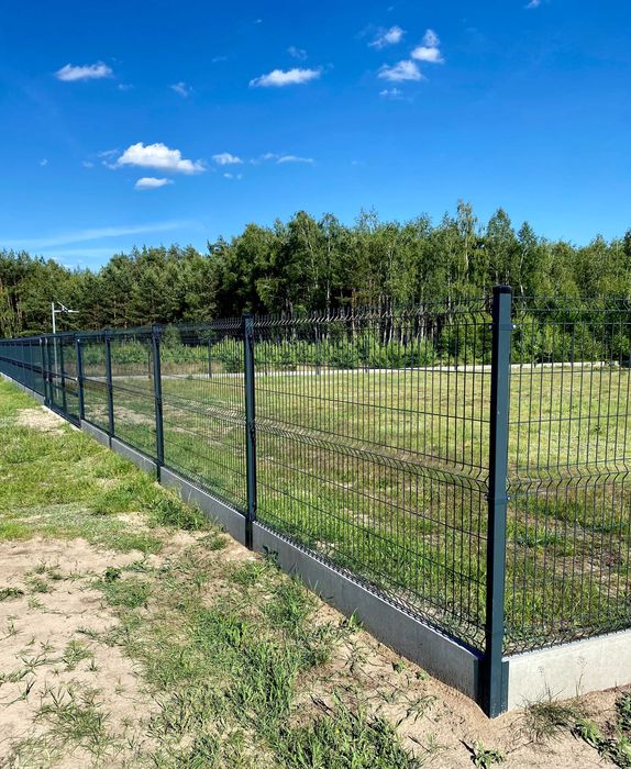 Mega Promocja! Ogrodzenie Panelowe 153cm Słupki Podmurówka Ogrodzenia