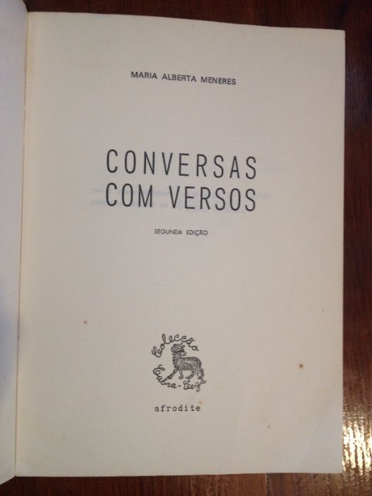 Maria Alberta Menéres - Conversas com versos