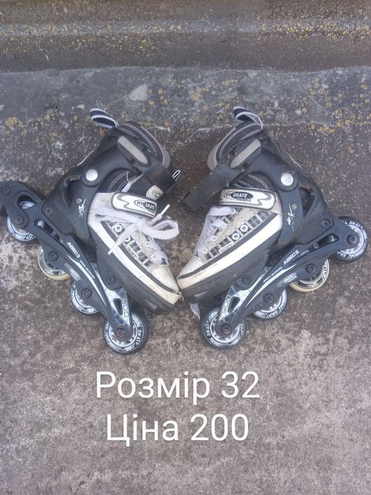 Ролики 200 гривен