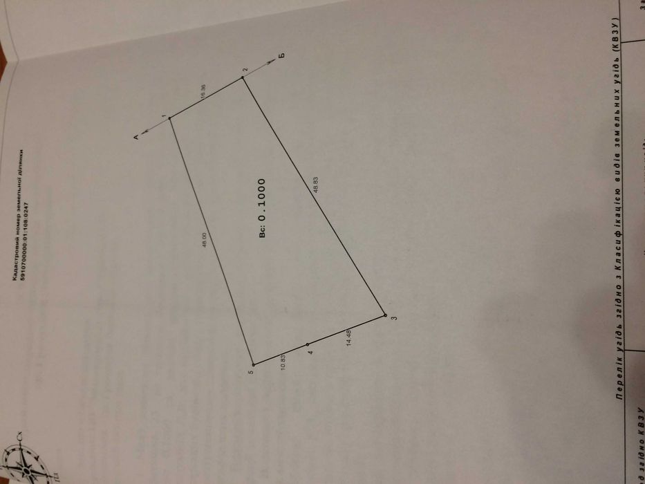 Земельна ділянка для будівництва і обслуговування житлового будинку