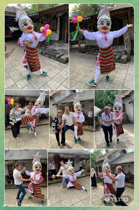 Сердючка ростовая кукла, мулат- стриптизёр кукла