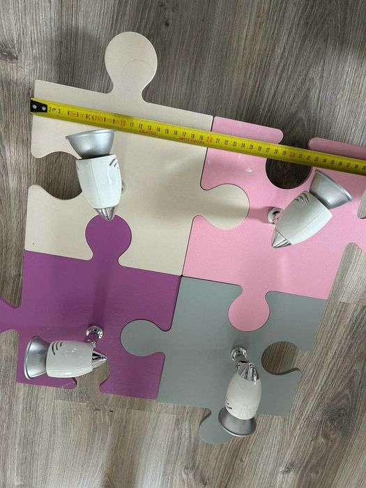 Plafon i kinkiet dla dziewczynki