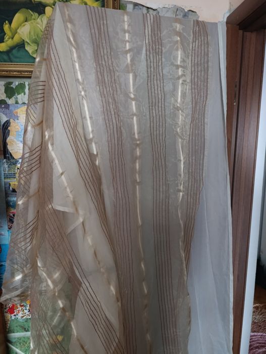 Красиві великі штори прозорі 2 м 50 см висота