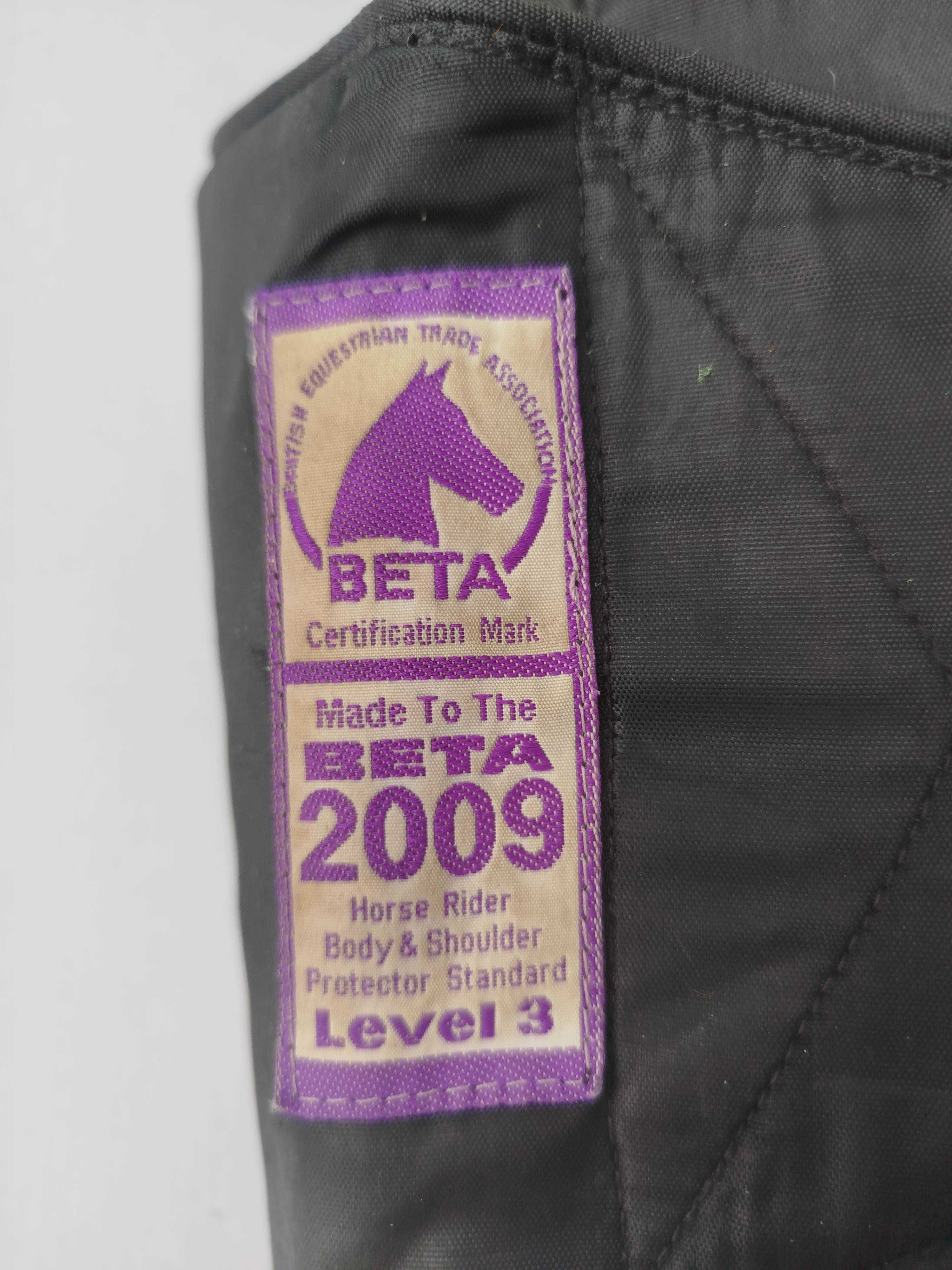 Kamizelka ochronna, jeździecka Beta 2009 level 3 dziecięca S Premiere