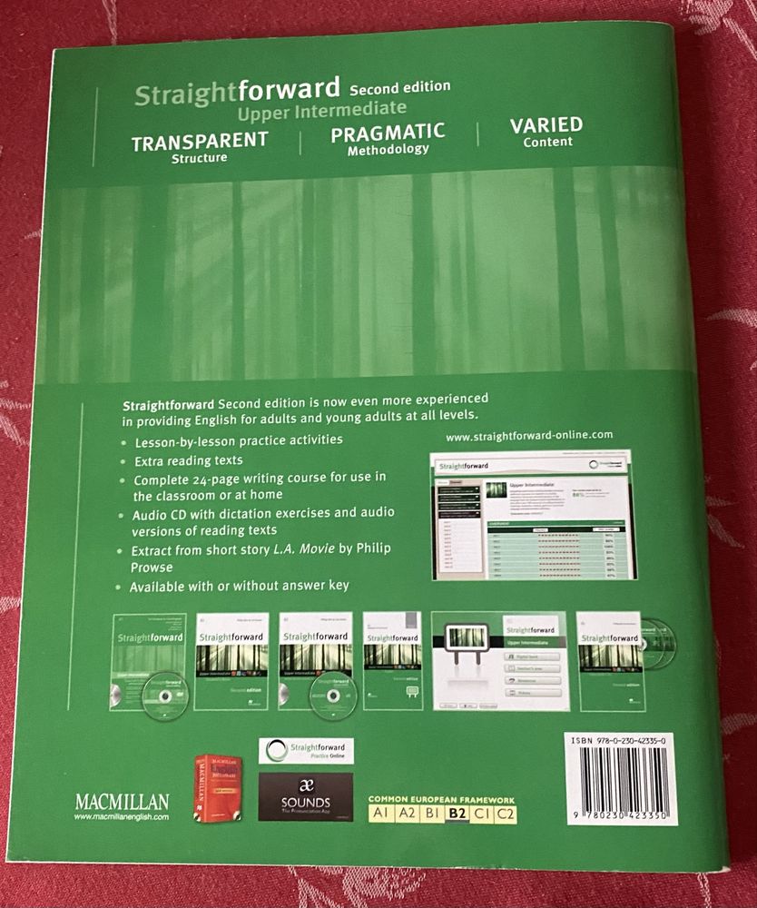 ZESTAW Straightforward upper intermediate student’s book and workbook