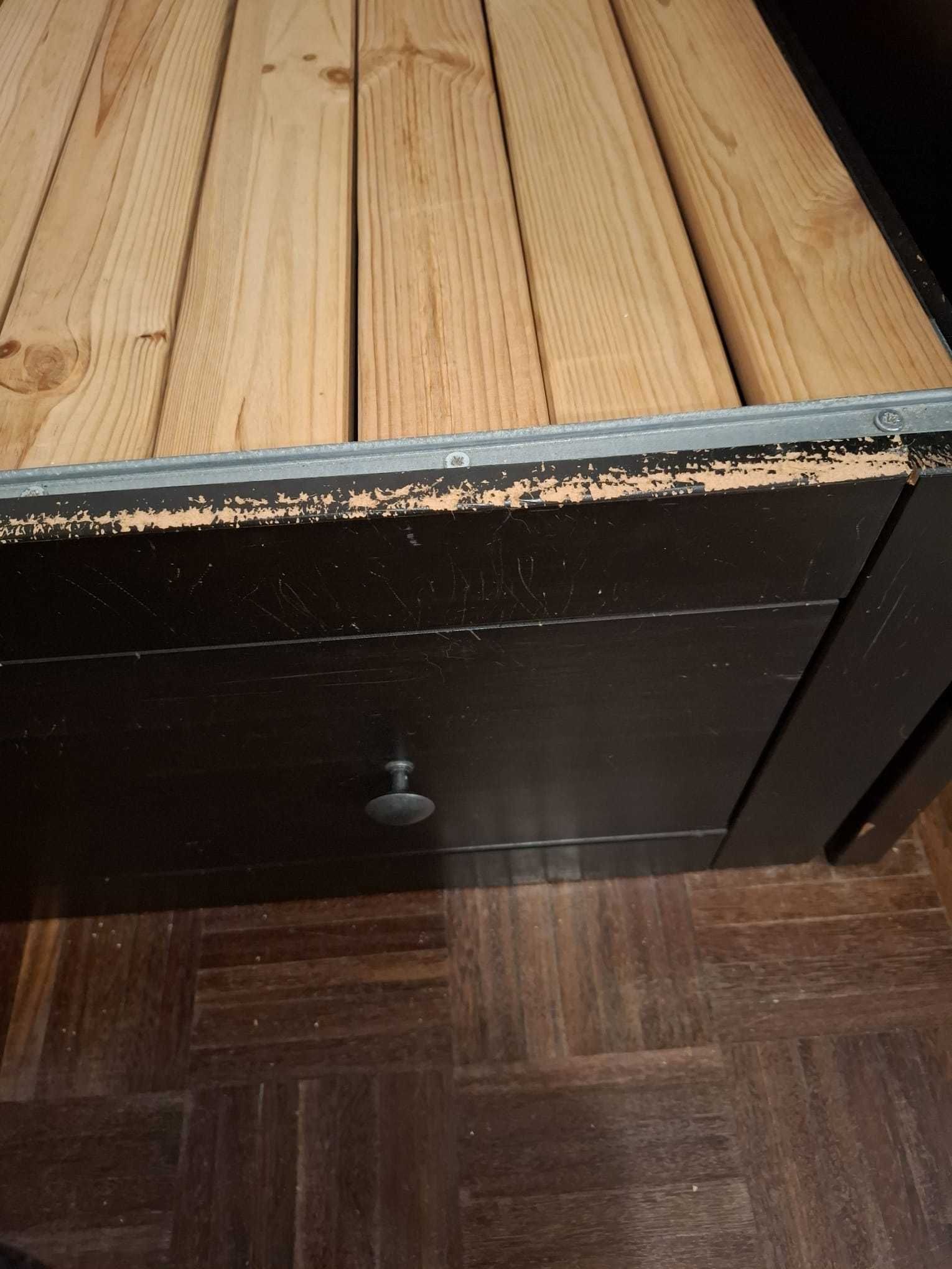 Vendo Cama indiv/dupla c/2 gavetas, Ikea modelo Hemnes