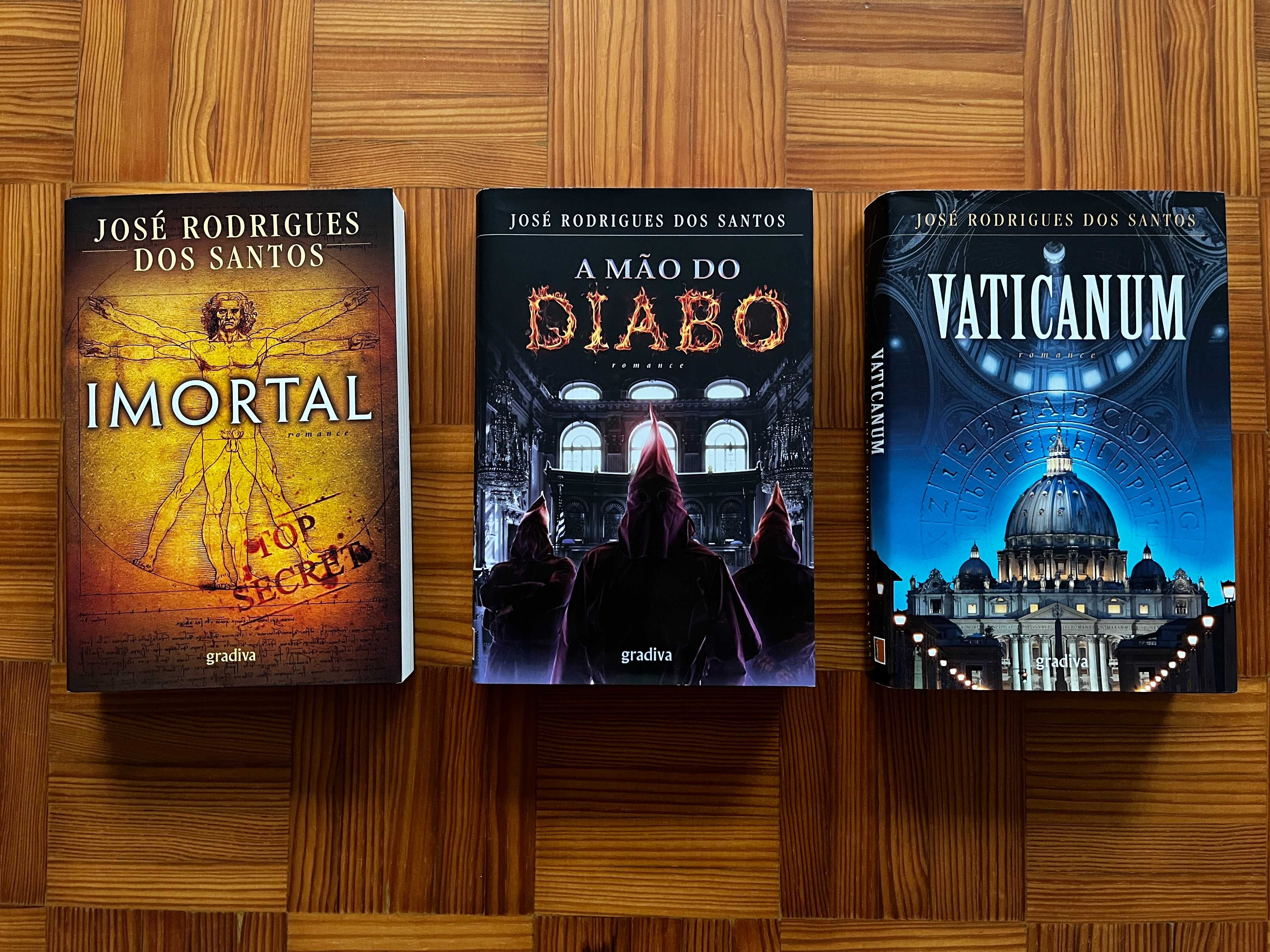 Livros Vários: José Rodrigues dos Santos, Daniel Silva, Nelson DeMille