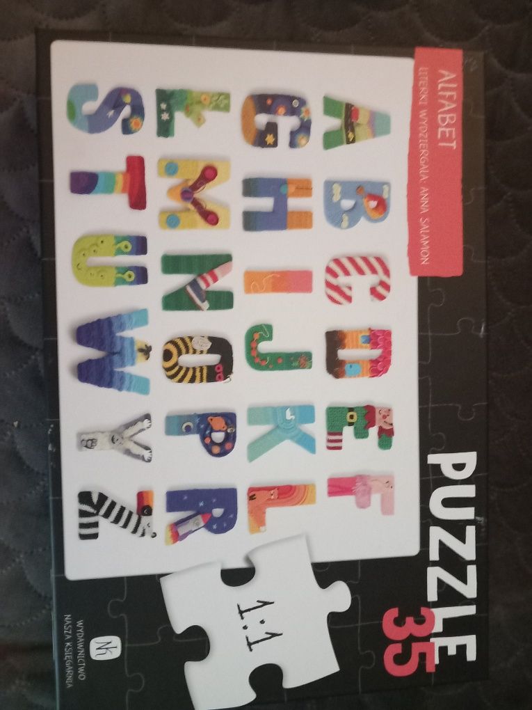 Literkowa Książka plus puzzle