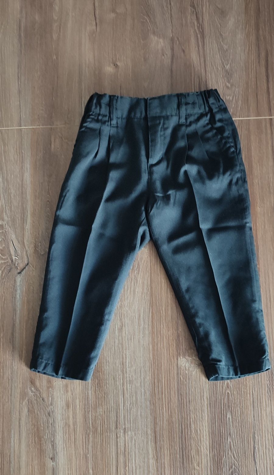 Spodnie spodenki garniturowe do garnituru chłopięce H&M rozmiar 80
