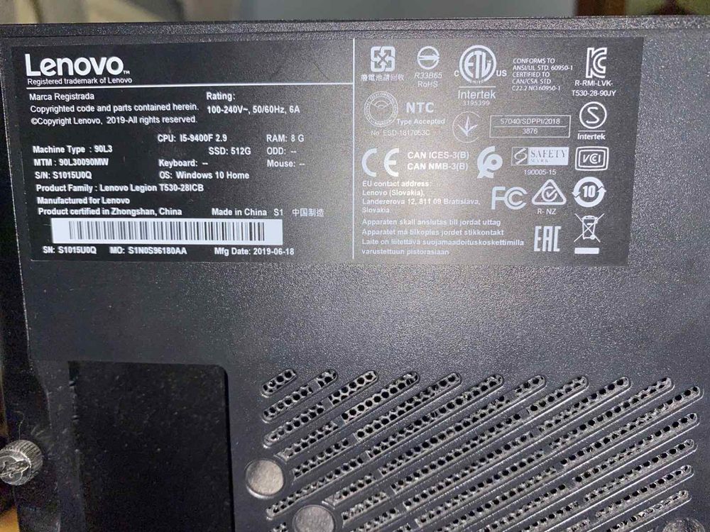 Ігровий ПК Lenovo Legion