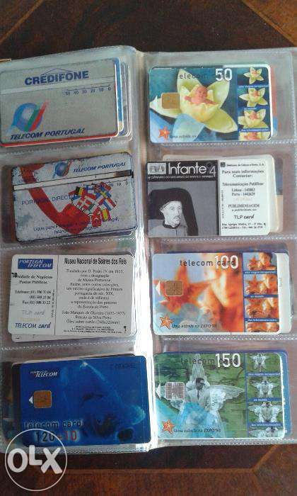 Cartões Telefónicos usados, de colecção - telecartofilia