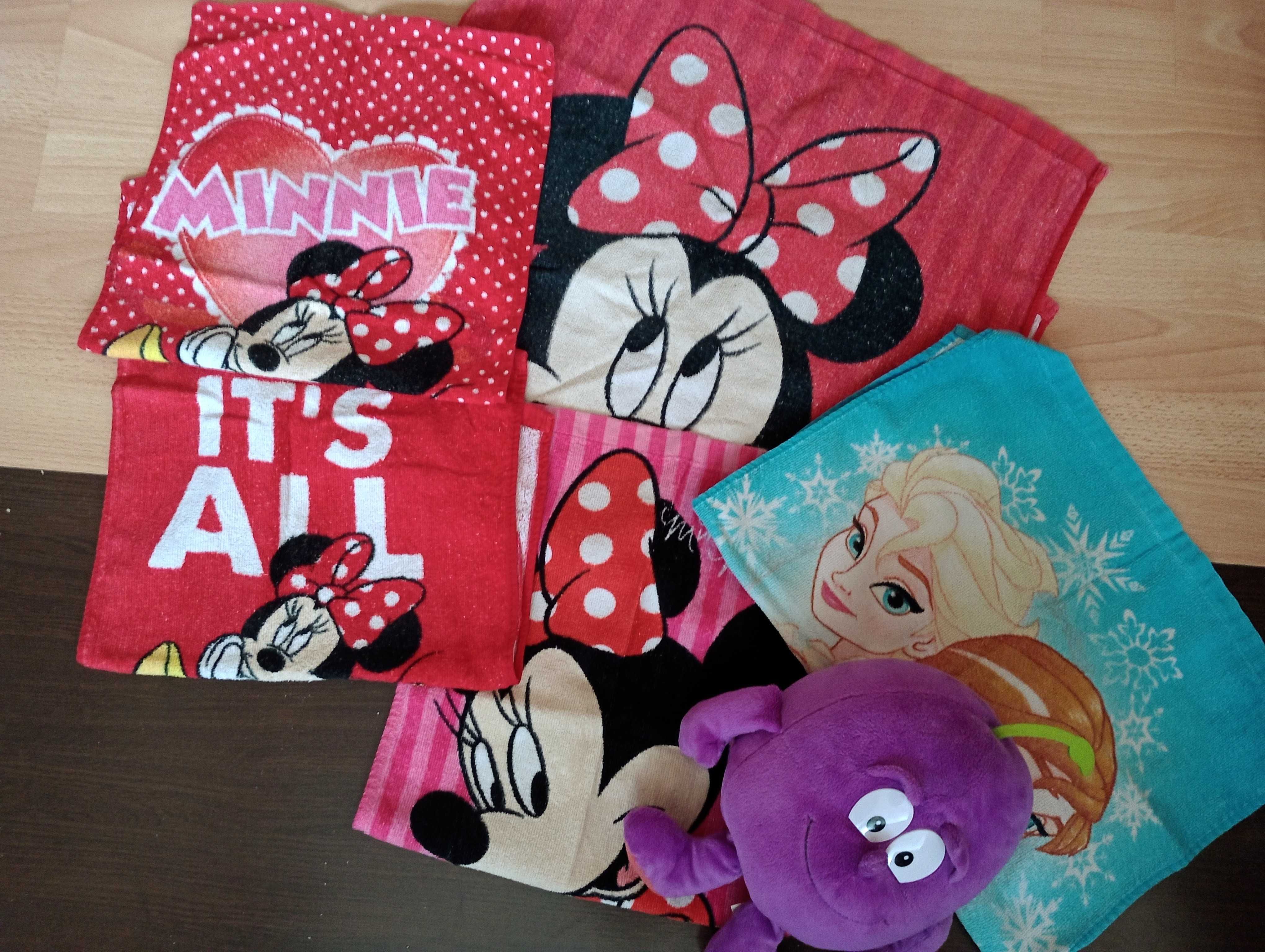 Zestaw ręczników MYSZKA MINNIE KRAINA LODU dla dzieci+gratis maskotka